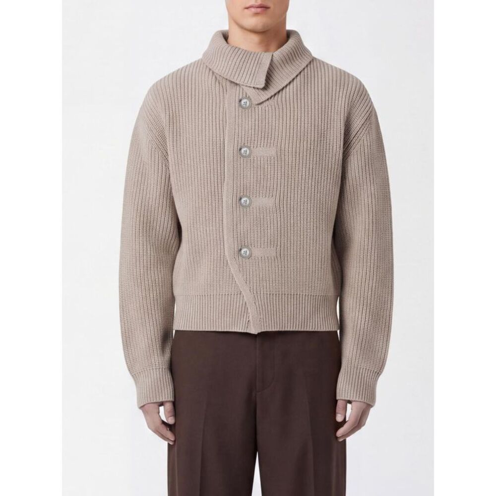 Dries Van Noten Men Dries Van Noten Shawl Collar Merino Wool Cardigan